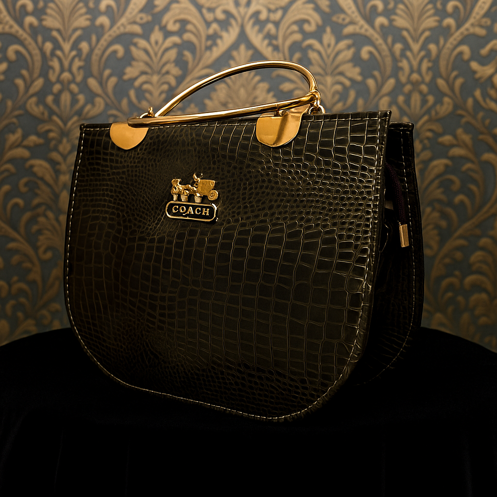 Olive Croco Ring Tote