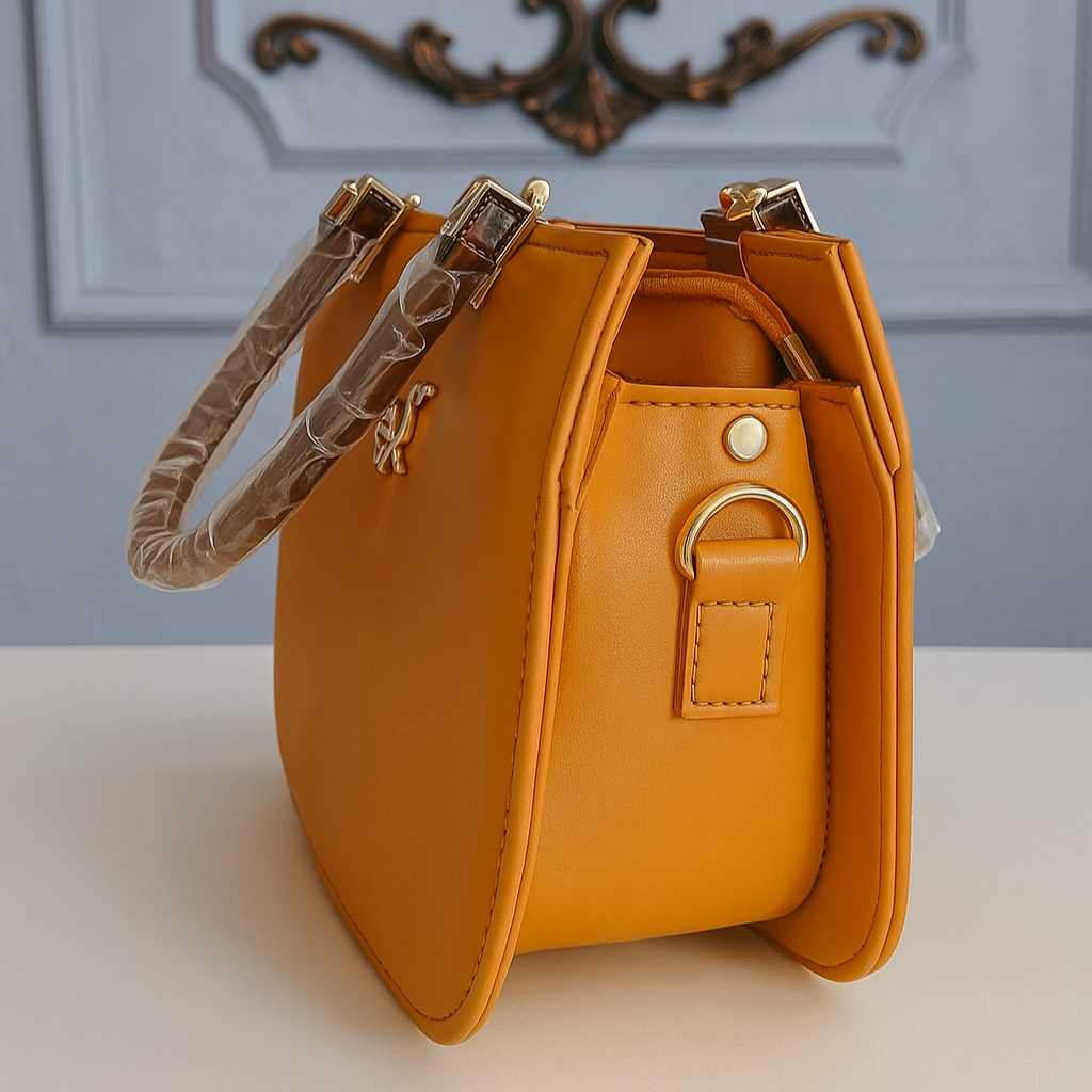 Chennal Soleil Mini Tote – Mustard Gold